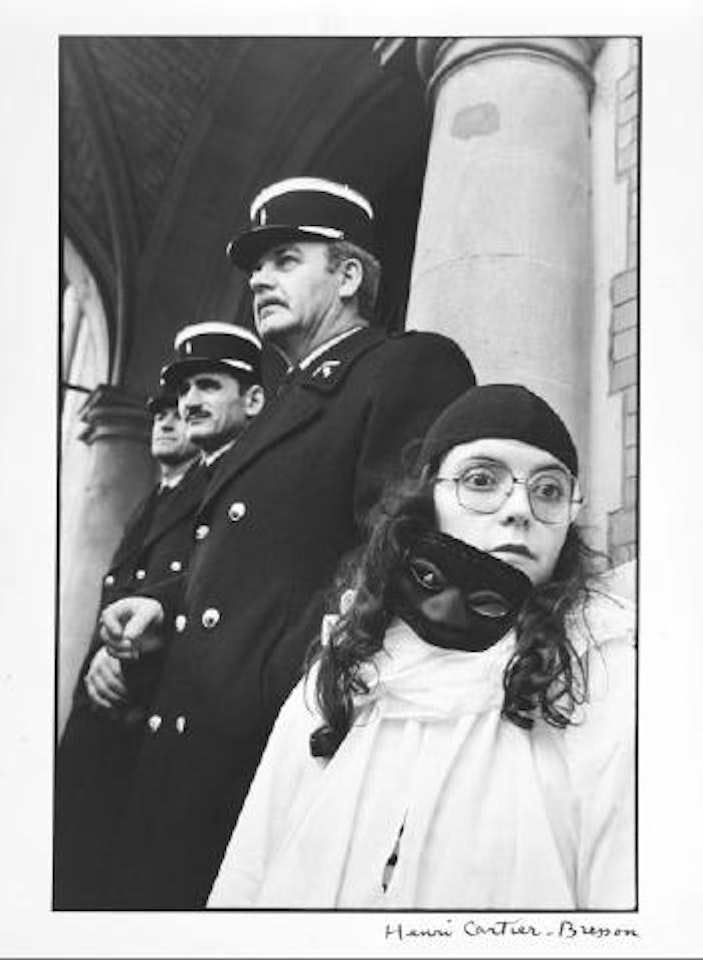 Carnaval, Nord de la France by Henri Cartier-Bresson