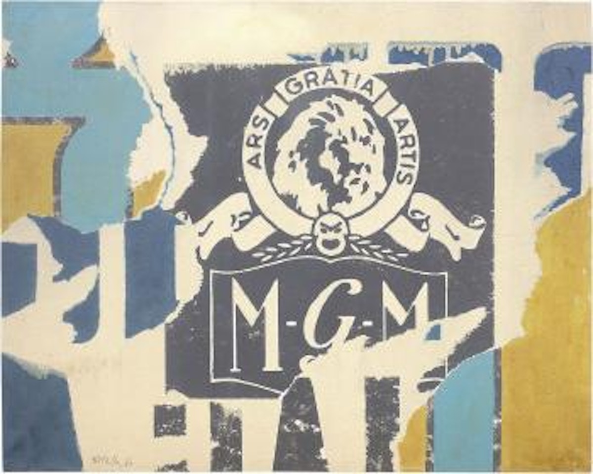 Metro Goldwin Mayer by Mimmo Rotella