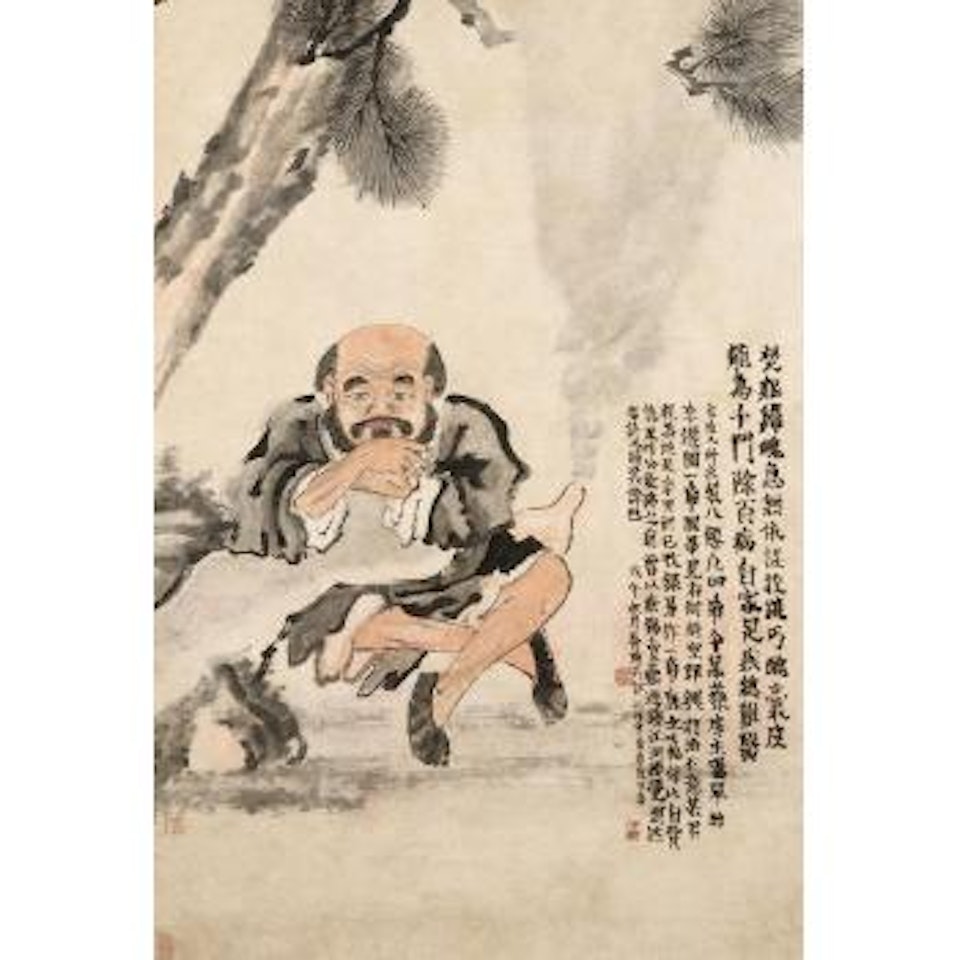 Portrait of Li Tieguai by Qi Baishi