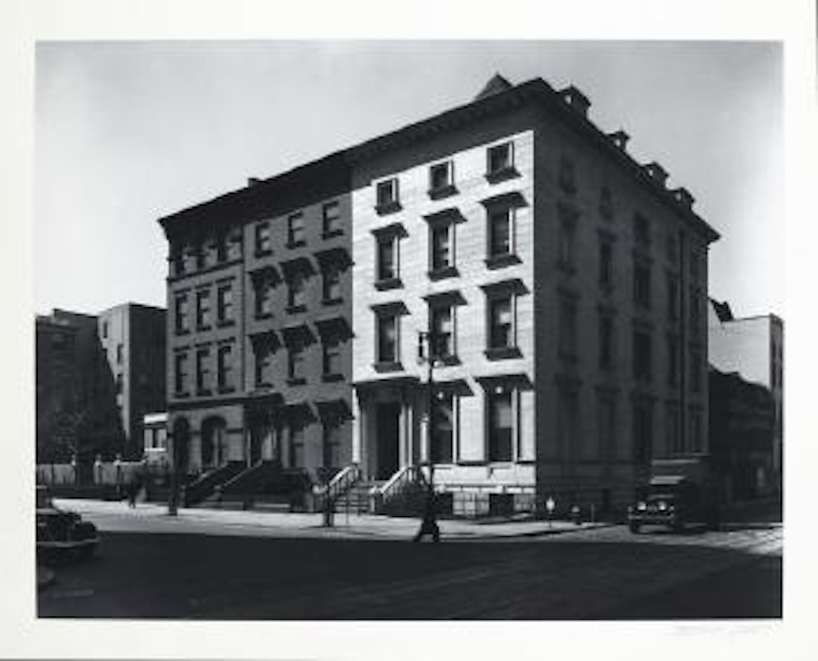 Fifth Avenue Houses #4, 5, 6, New York by Berenice Abbott