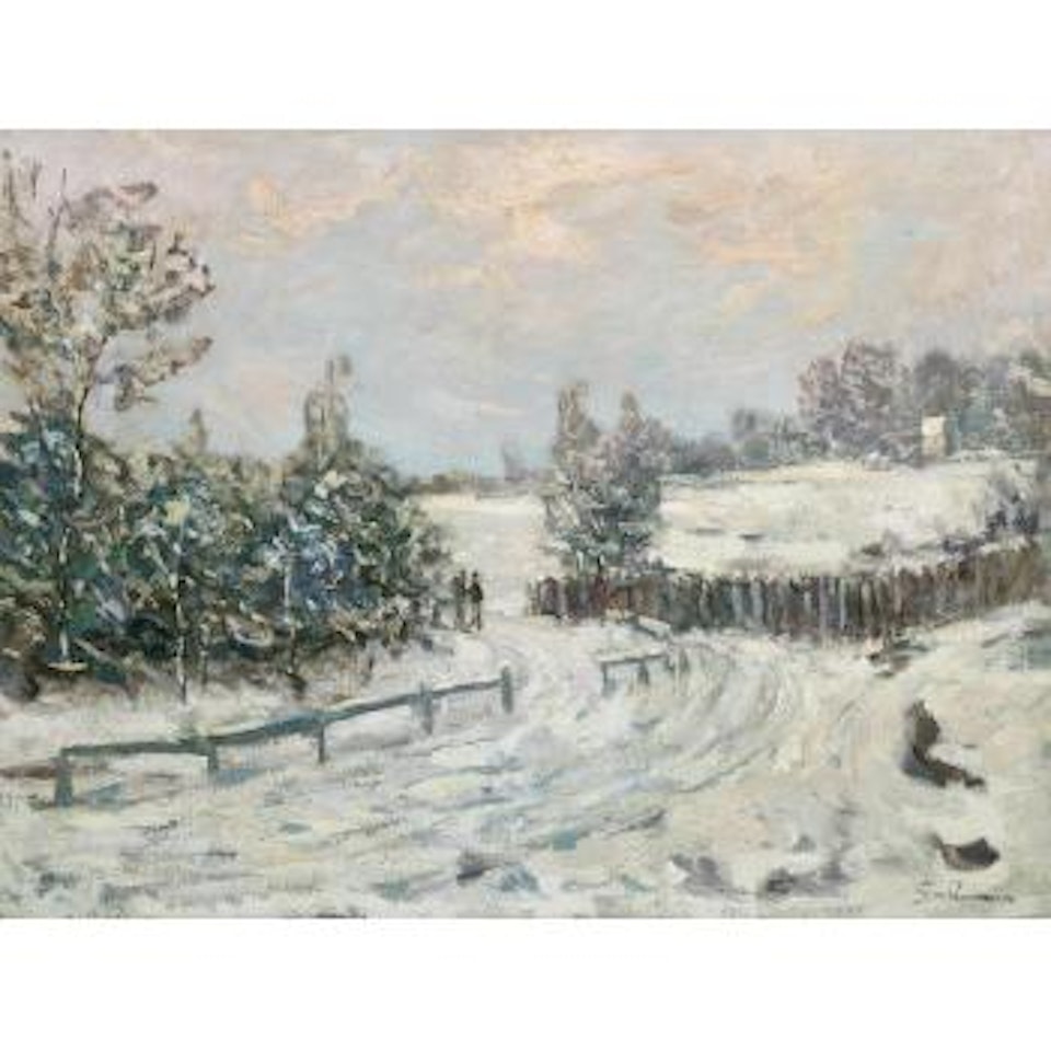 Neige en Ile de France by Armand Guillaumin