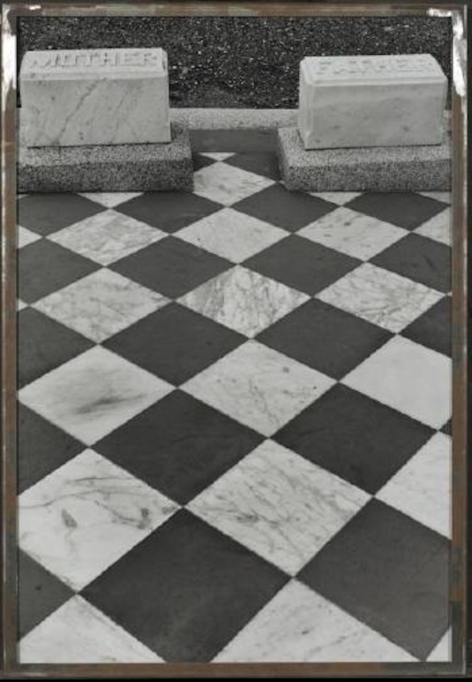 Les Tombes: Mother, Father (Damier) by Sophie Calle