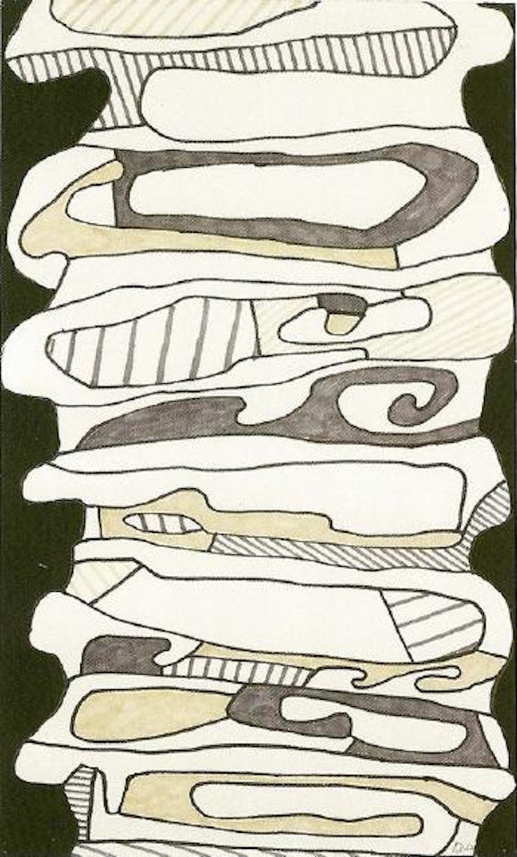 Escalier M. 384 by Jean Dubuffet