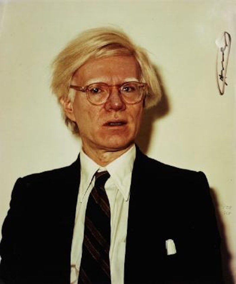 Portrait of Andy by Andy Warhol