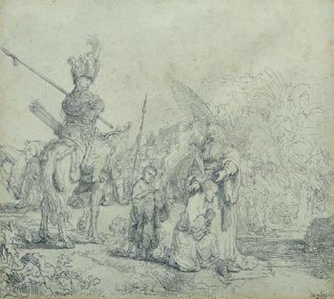 The Baptism of the Eunich by Attributed to Rembrandt Harmensz van Rijn