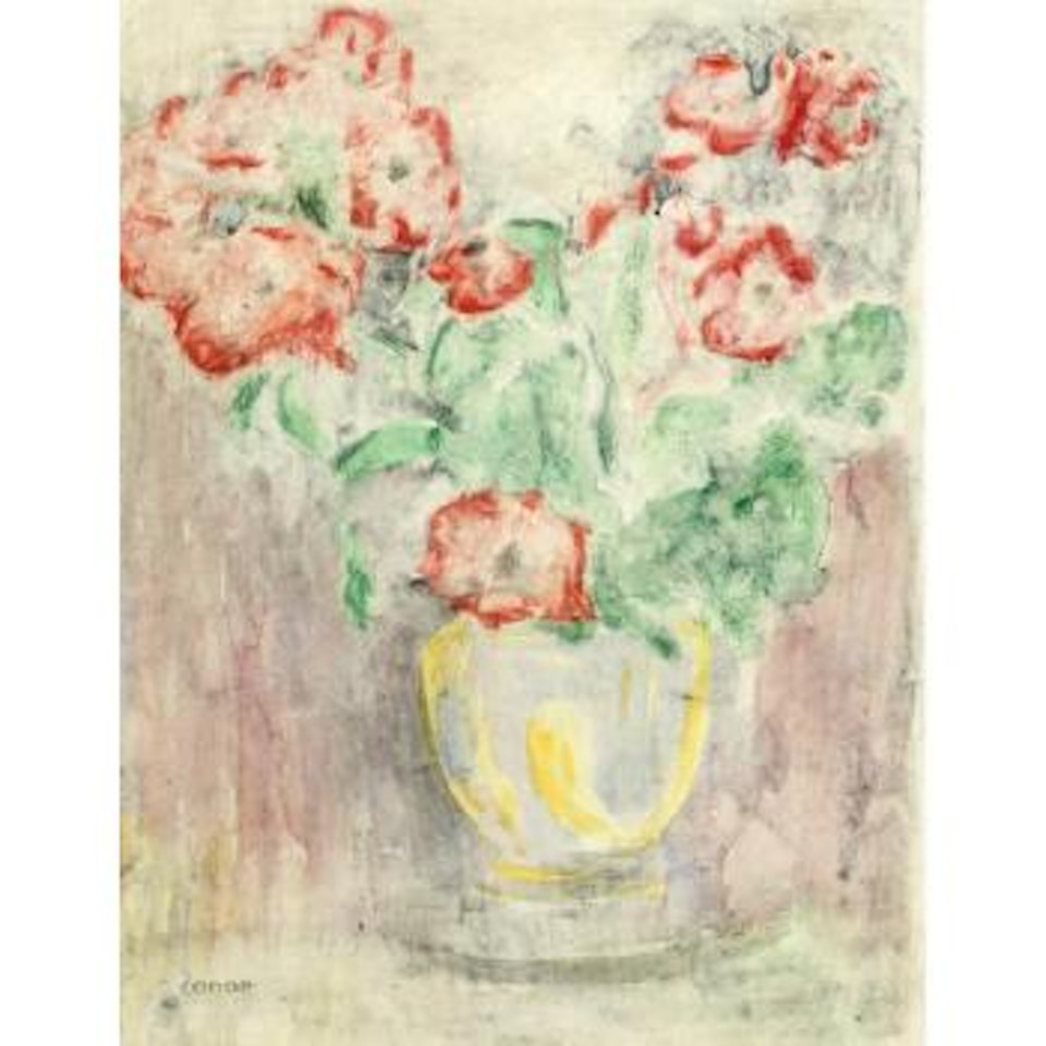Still Life Of Poppies In a Vase by William Conor
