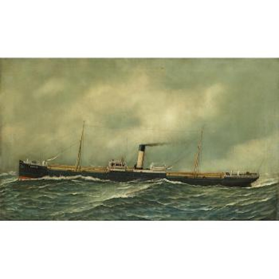 The S.S. Madura at sea by Antonio Jacobsen