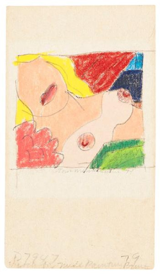 Sketch for Nude Painting Print by Tom Wesselmann