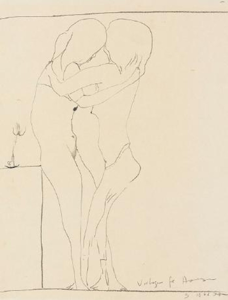 Erotische Szene by Horst Janssen