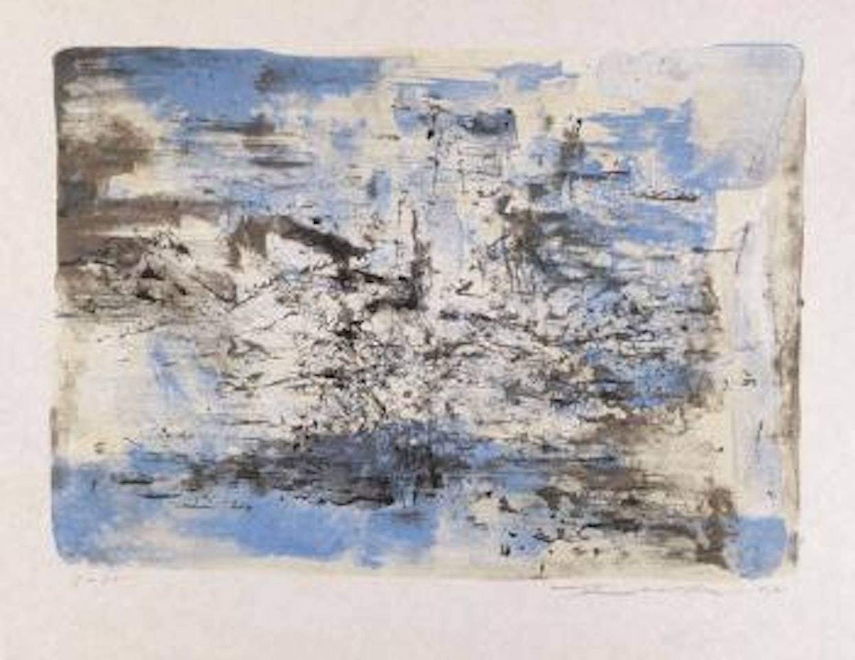 Sans titre by Zao Wou-Ki