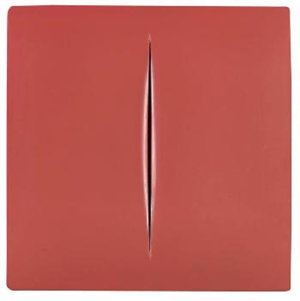 Concetto spaziale by Lucio Fontana