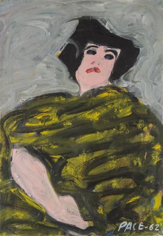 Lady in shawl by Stephen Pace