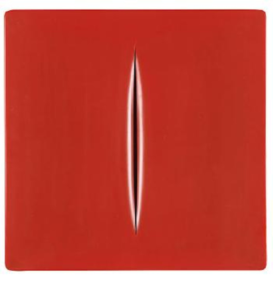 Concetto spaziale by Lucio Fontana