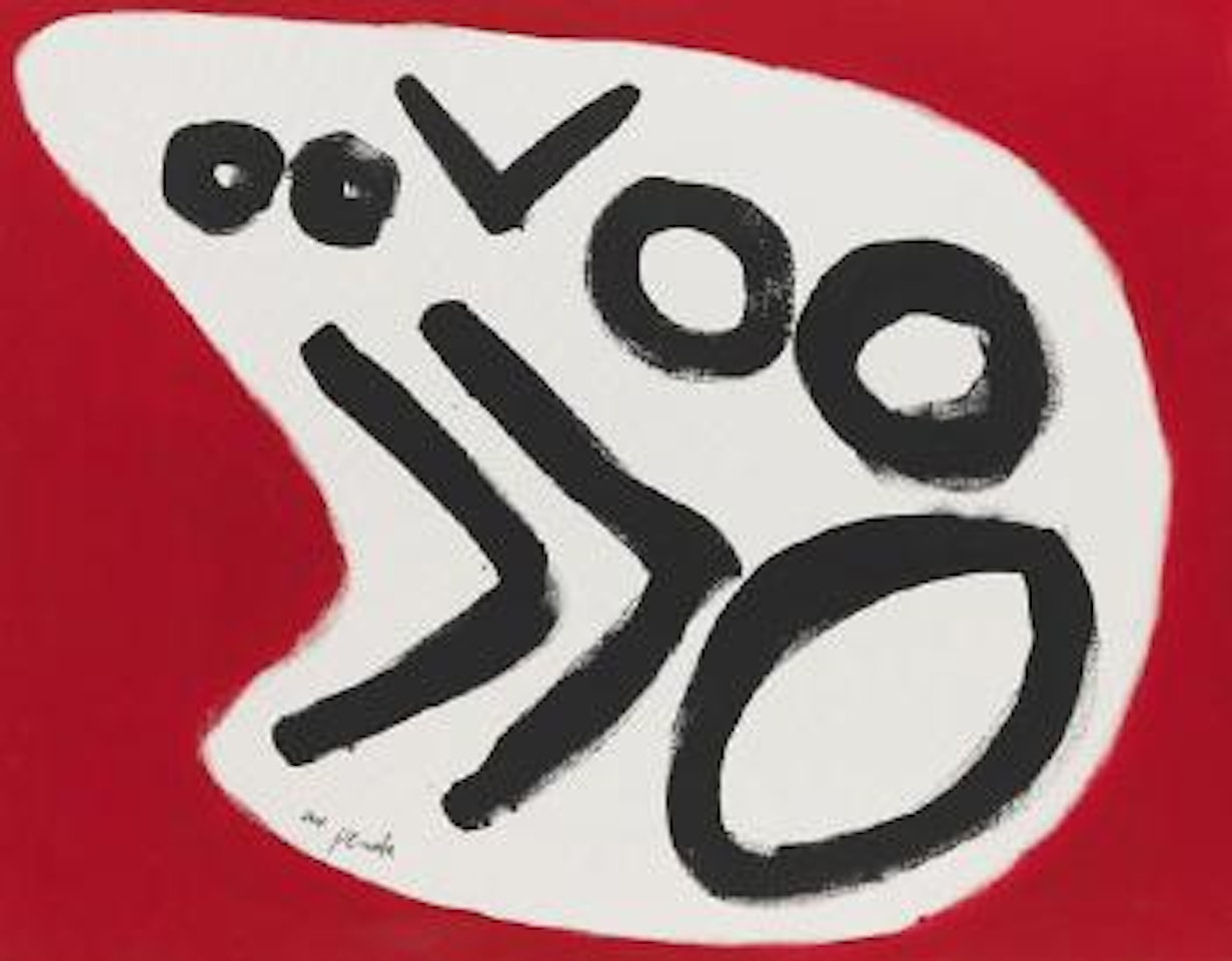 Idee zum Crosta Relief by A.R. Penck