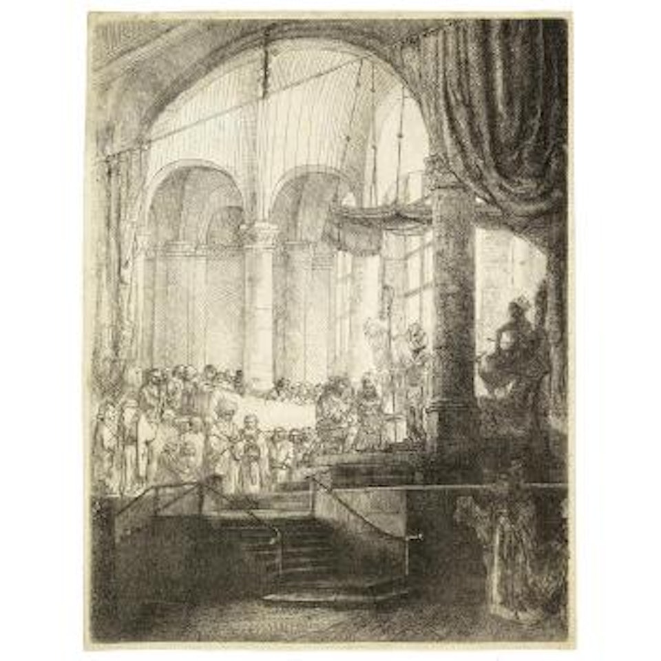 Medea: or The marriage of Jason and Creusa (Bartsch 112; New Hollstein 241) by Attributed to Rembrandt Harmensz van Rijn