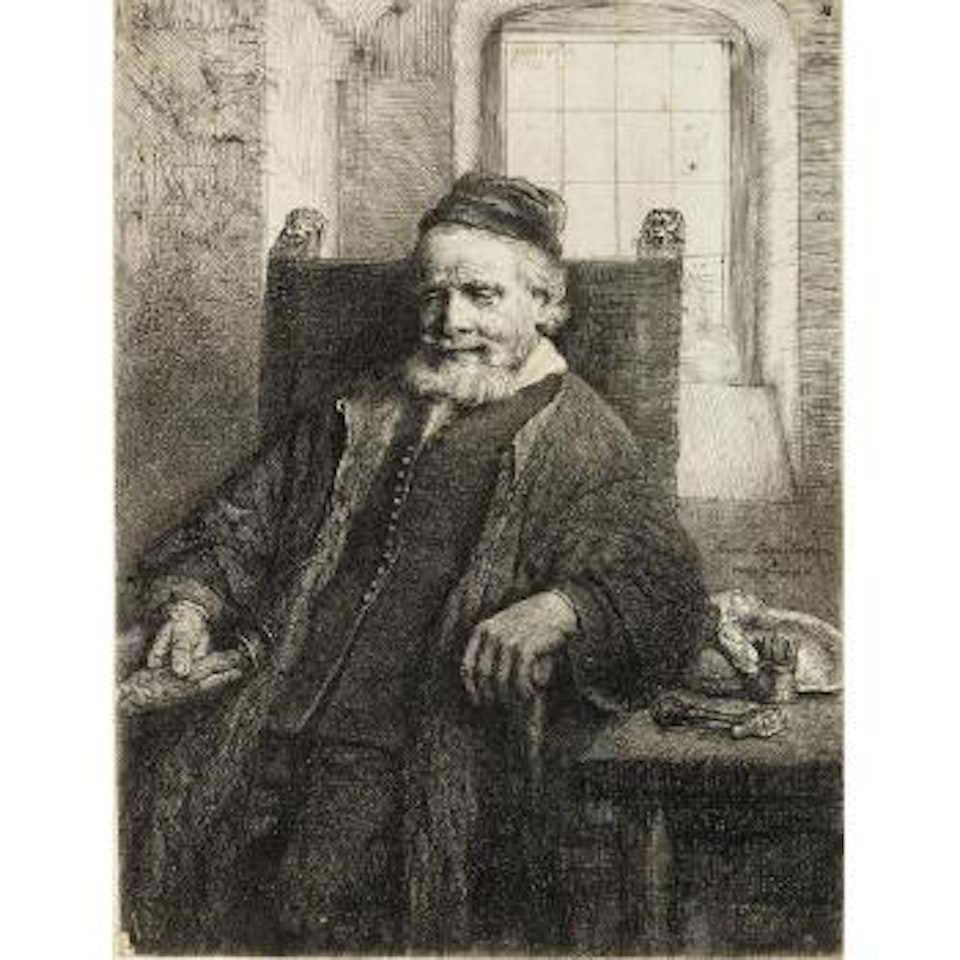 Jean Lutma, Goldsmith (Bartsch 276; New Hollstein 293) by Attributed to Rembrandt Harmensz van Rijn