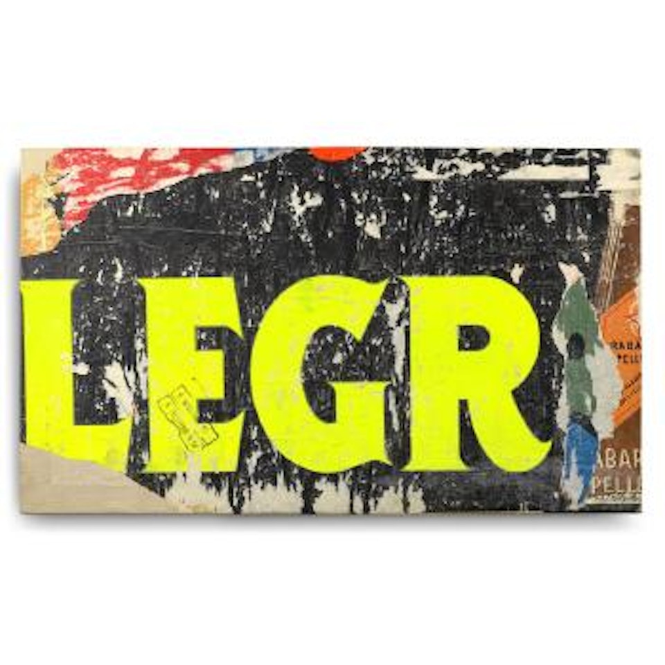LEGR by Mimmo Rotella