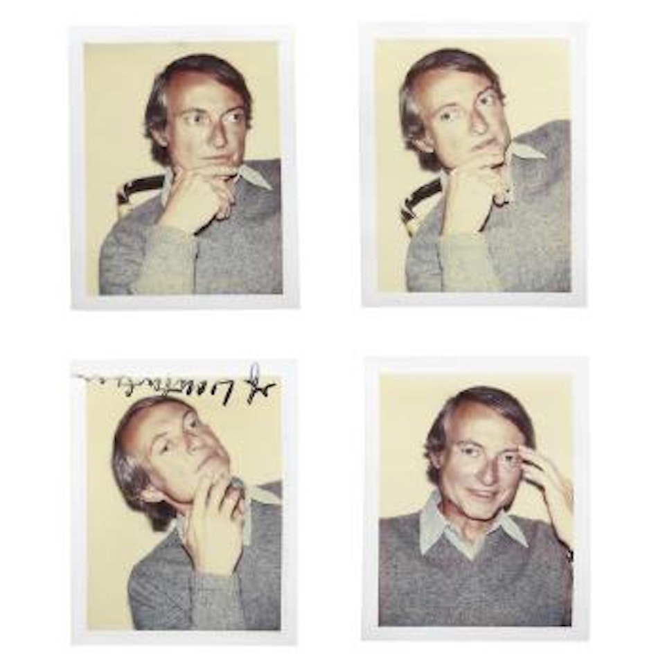 Roy Lichtenstein (4 works) by Andy Warhol