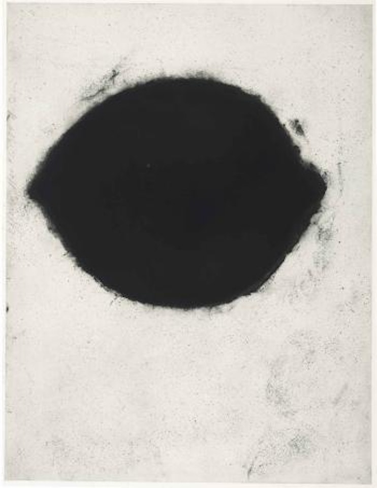 Black Lemons: One Plate by Donald Sultan