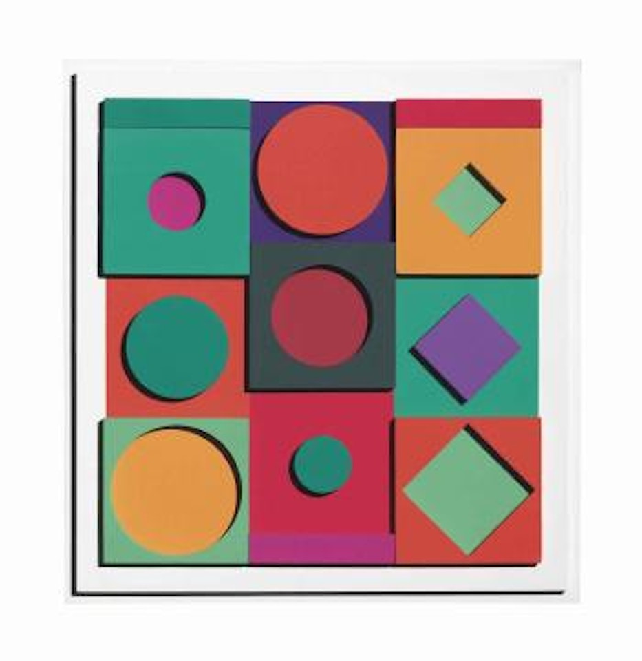 Salgo - Negatif by Victor Vasarely