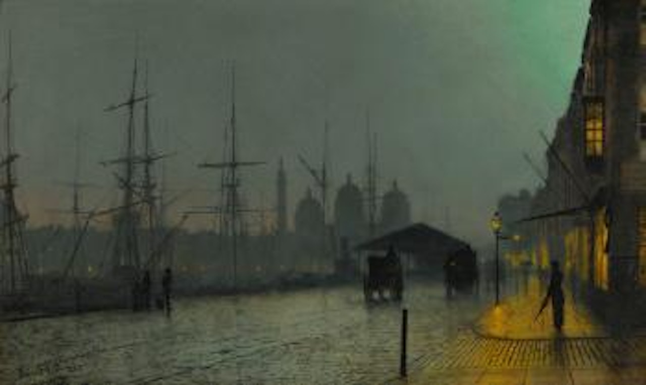 Prince's Dock, Hull by John Atkinson Grimshaw
