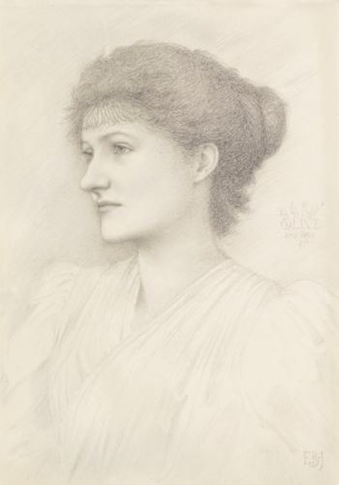 Portrait of Olive Maxse by Edward Coley Burne-Jones
