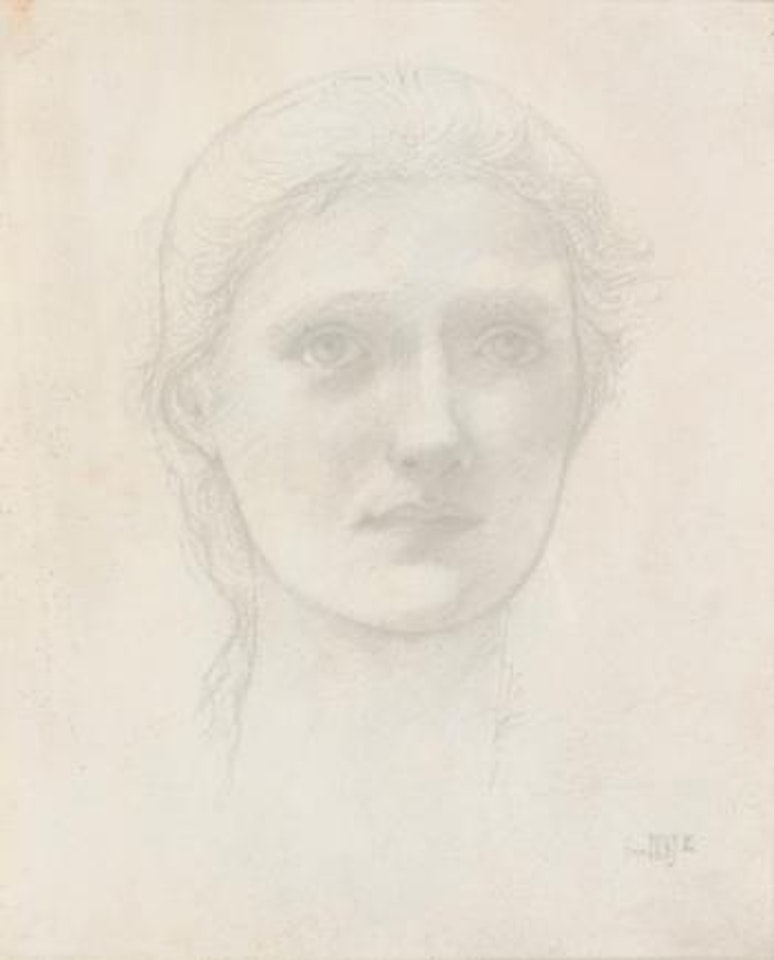Study of Anne Pollen for King Cophetua and The Beggar Maid by Edward Coley Burne-Jones