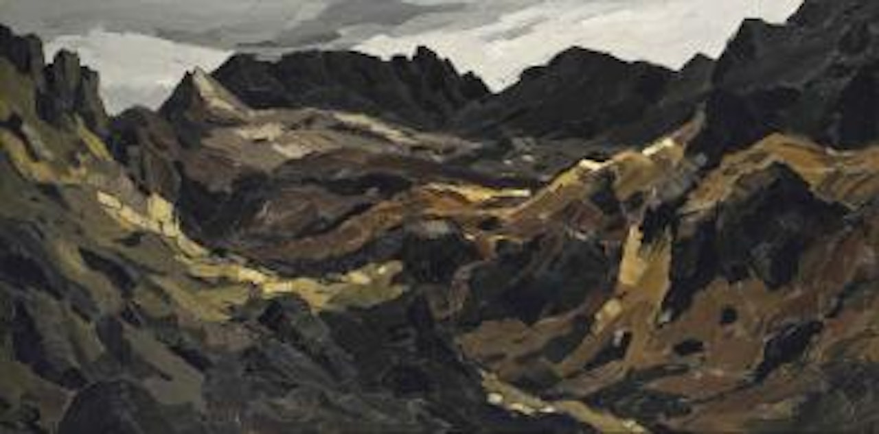 Crib Goch by Kyffin Williams