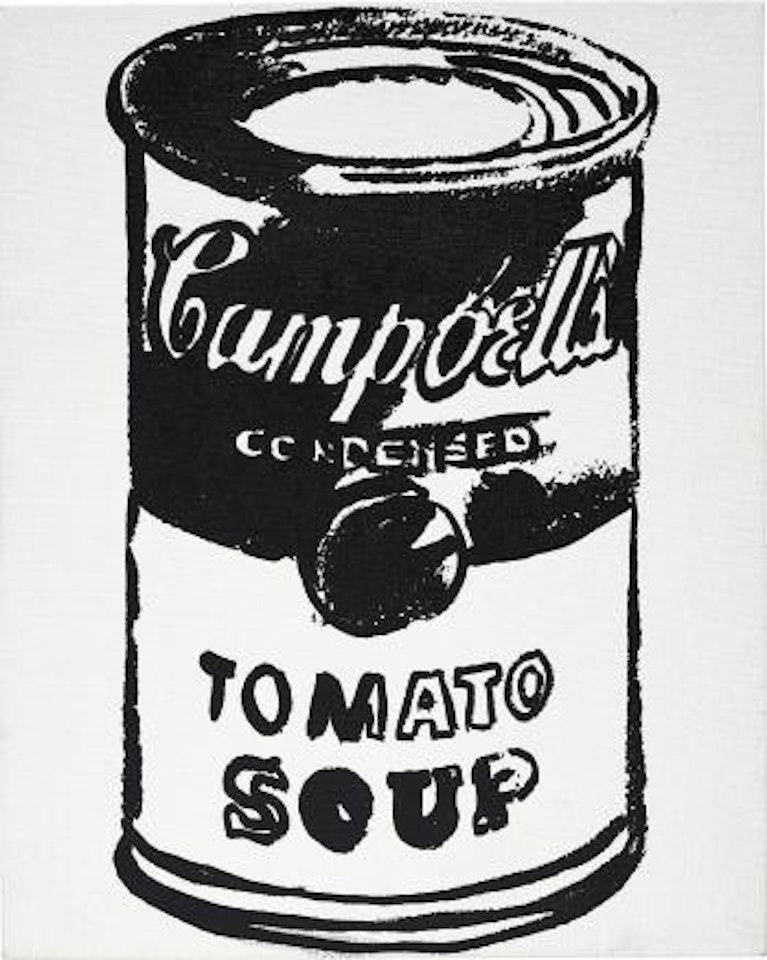 Campbell's soup can (Tomato Soup) by Andy Warhol