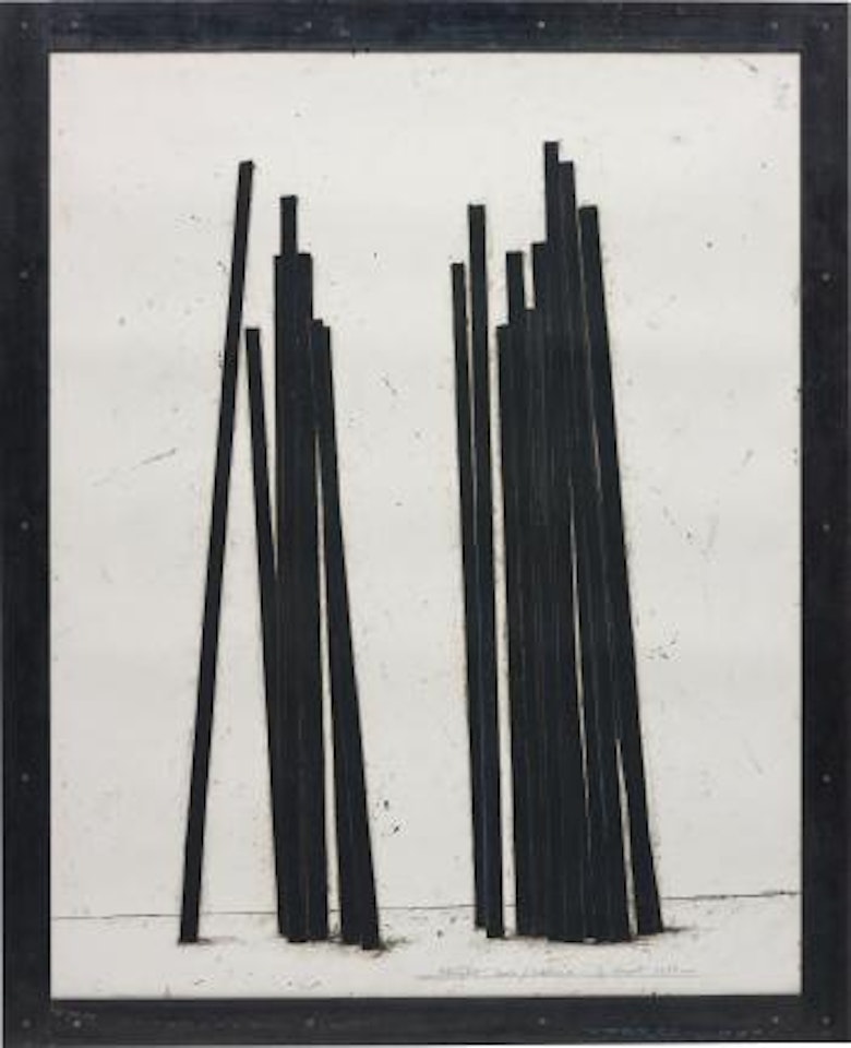 Straight Bars / Obliques by Bernar Venet