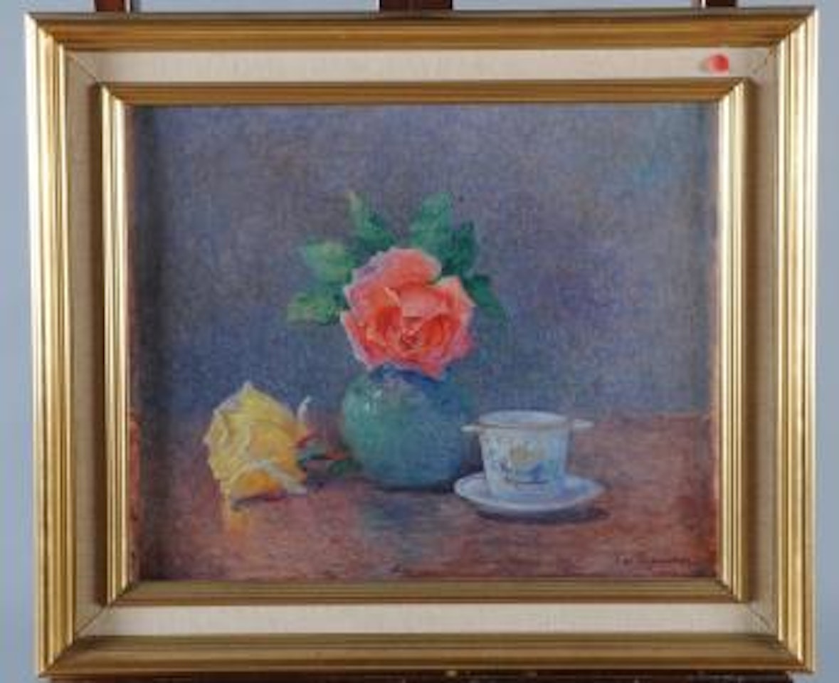 Nature morte aux roses by Ferdinand du Puigaudeau