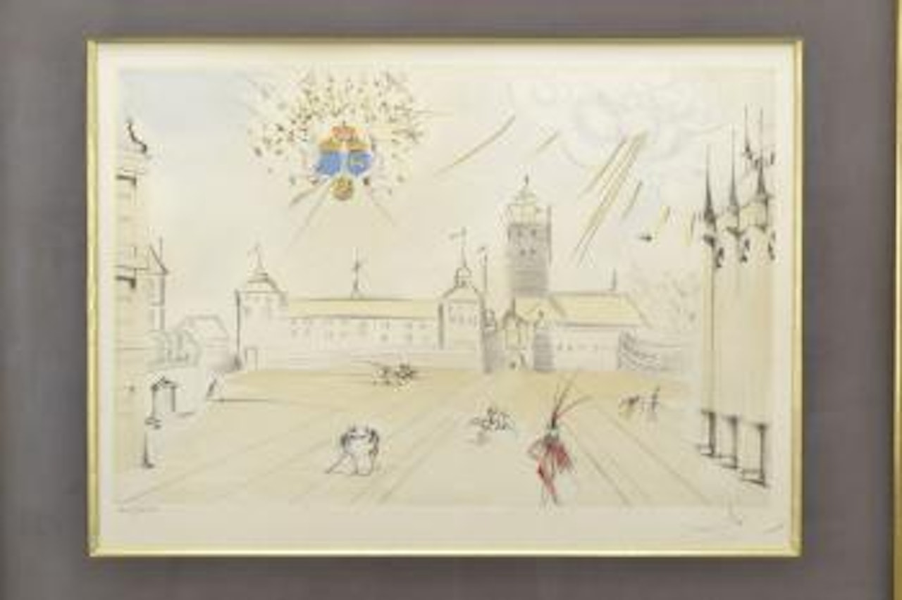 Stockholms Slott by Salvador Dali