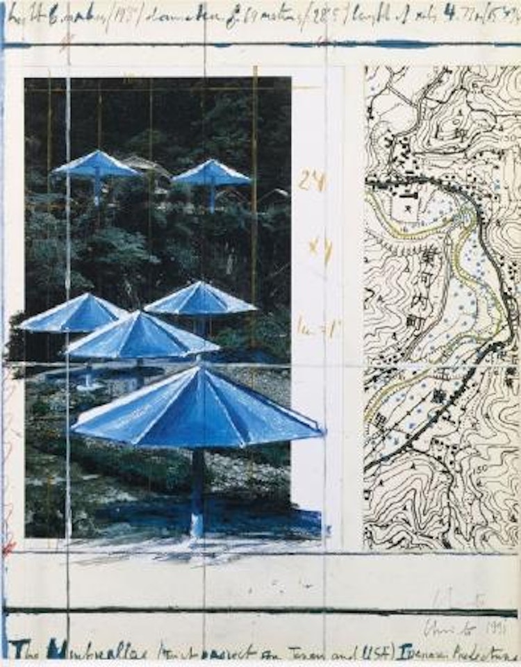 The Umbrellas, Joint Project for Japan and USA by Christo