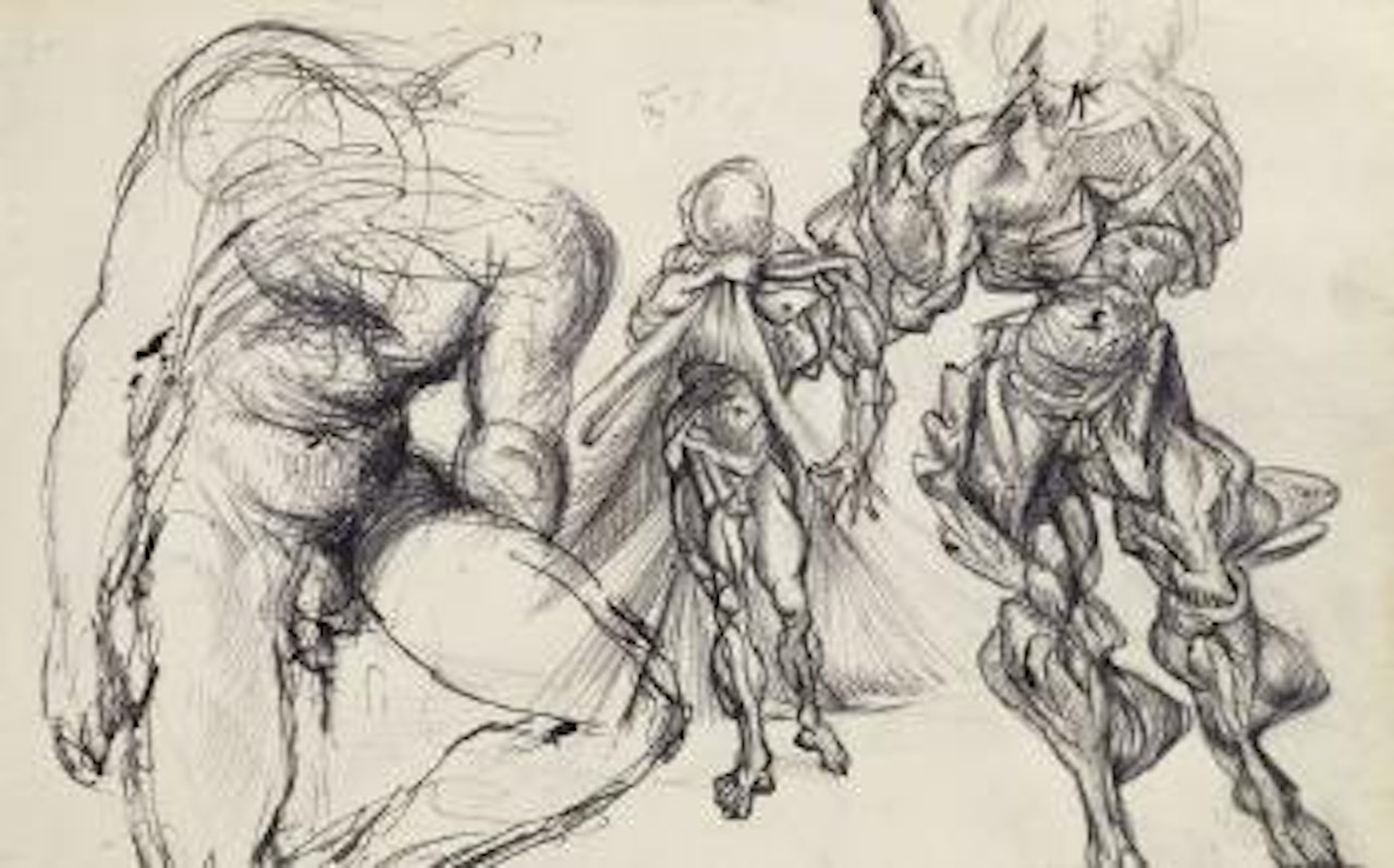 Personnages - femmes by Salvador Dali