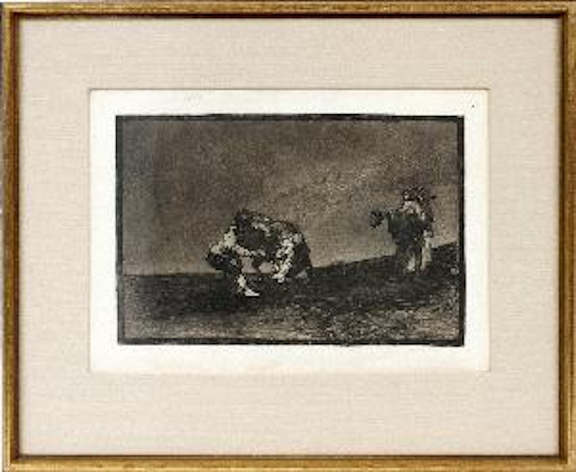 Herding a bull by Francisco José de Goya
