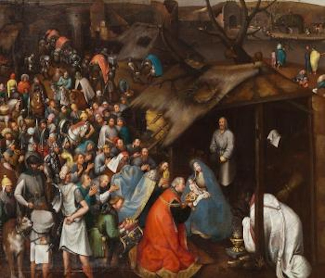 L'Adoration des mages by Pieter Brueghel by Flemish School