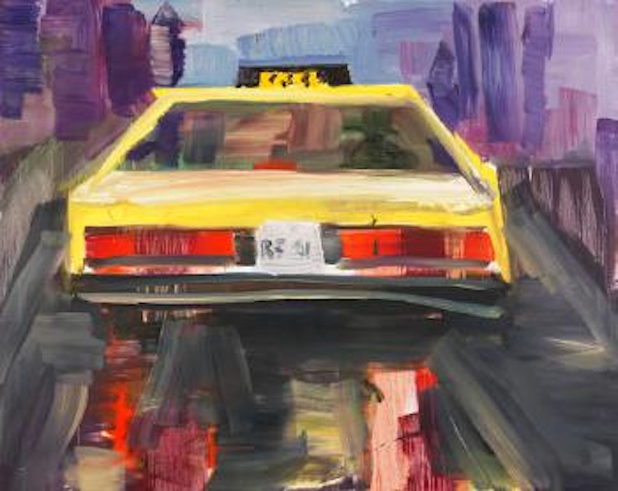 Yellow Cab by Rainer Fetting