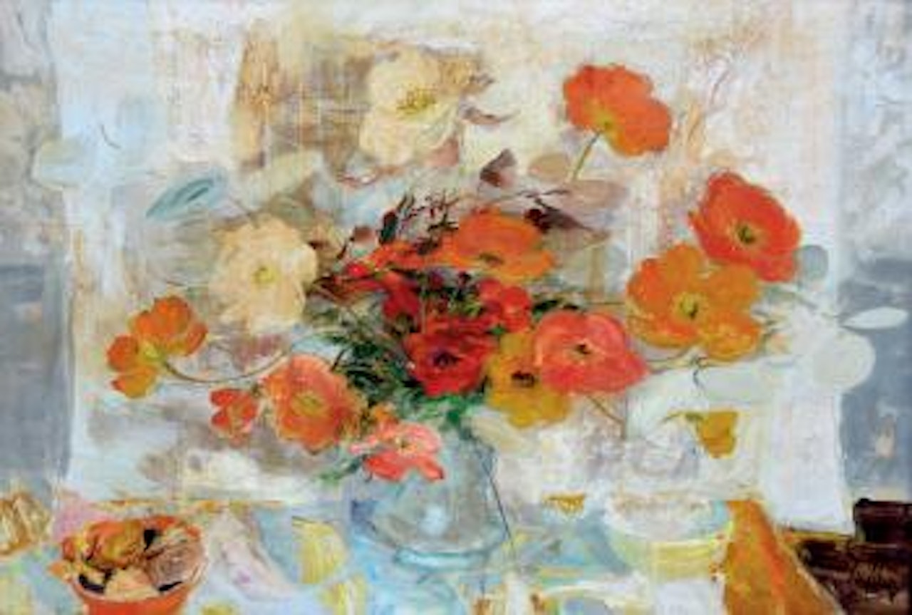Flowers in a Vase by Le Pho