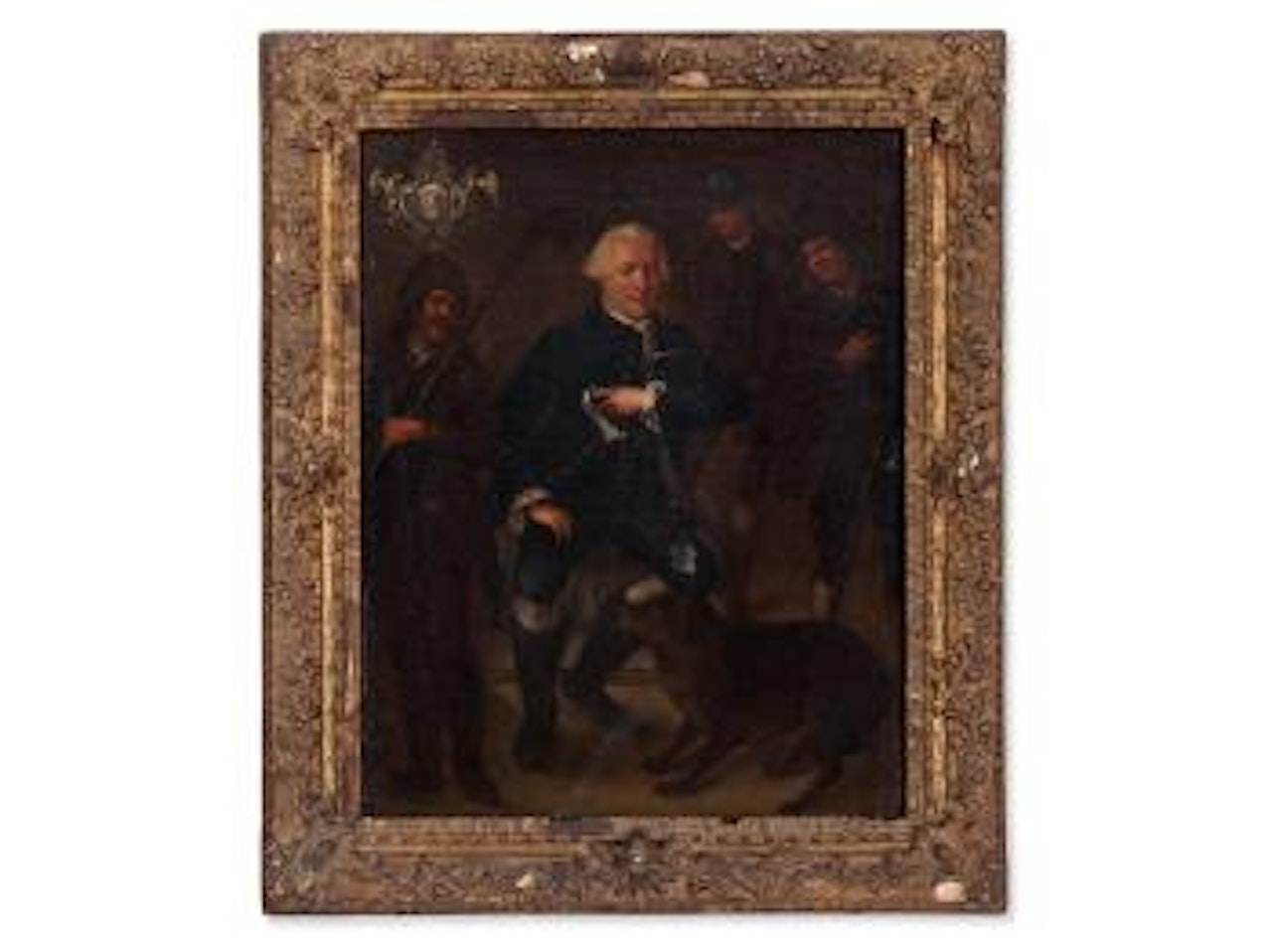 Nobleman with Hunting Dog by Pietro Longhi