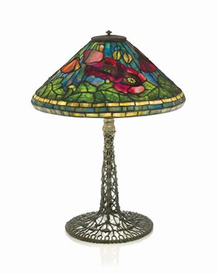 A 'Poppy' Table Lamp by Tiffany Studios