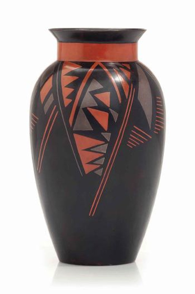 A Vase, Circa 1920 by Jean Dunand