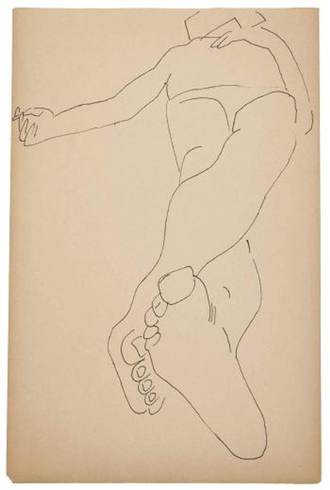 Reclining Male by Andy Warhol