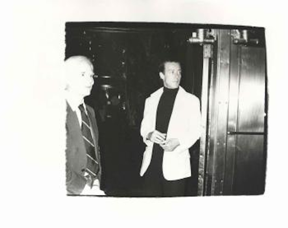 Andy Warhol and Halston by Andy Warhol