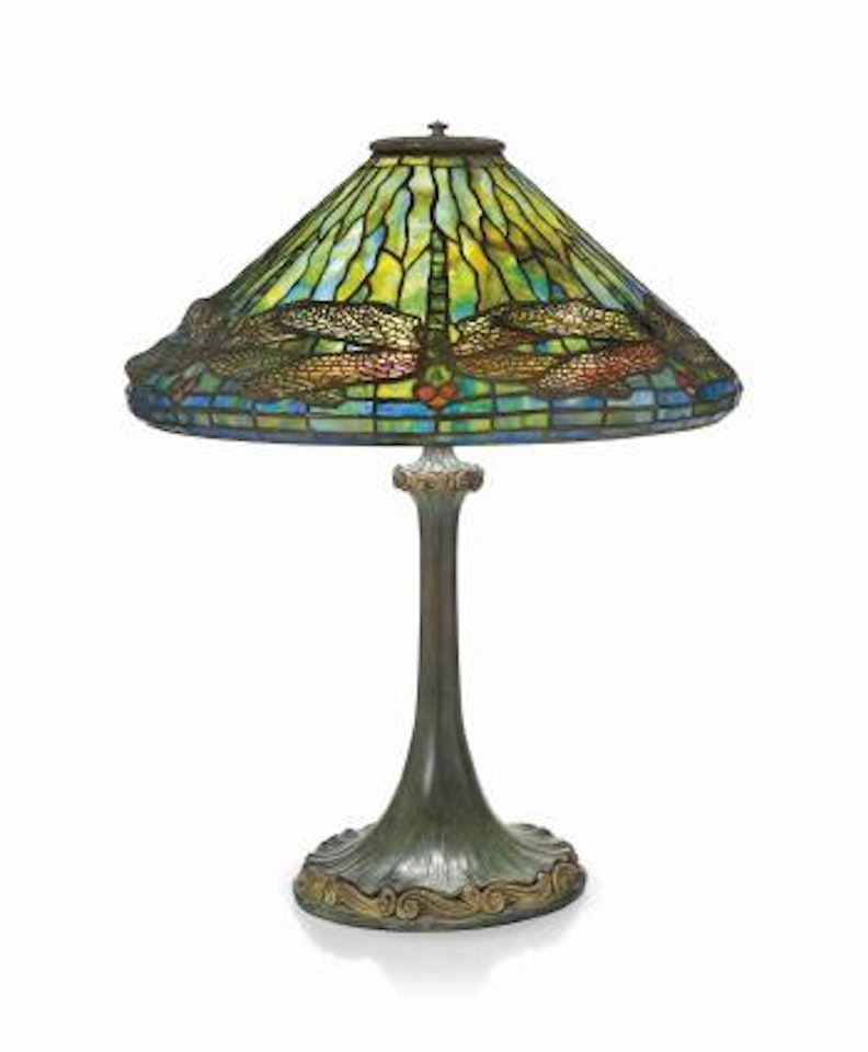 A 'Dragonfly' Table Lamp by Tiffany Studios