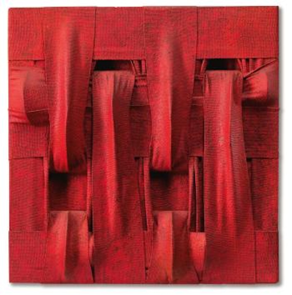 Red ladder n. 2 by Salvatore Scarpitta