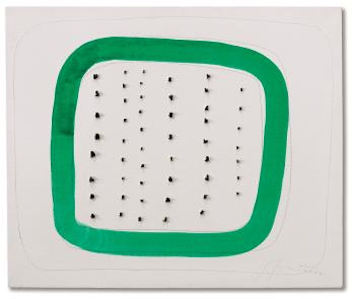 Concetto spaziale by Lucio Fontana