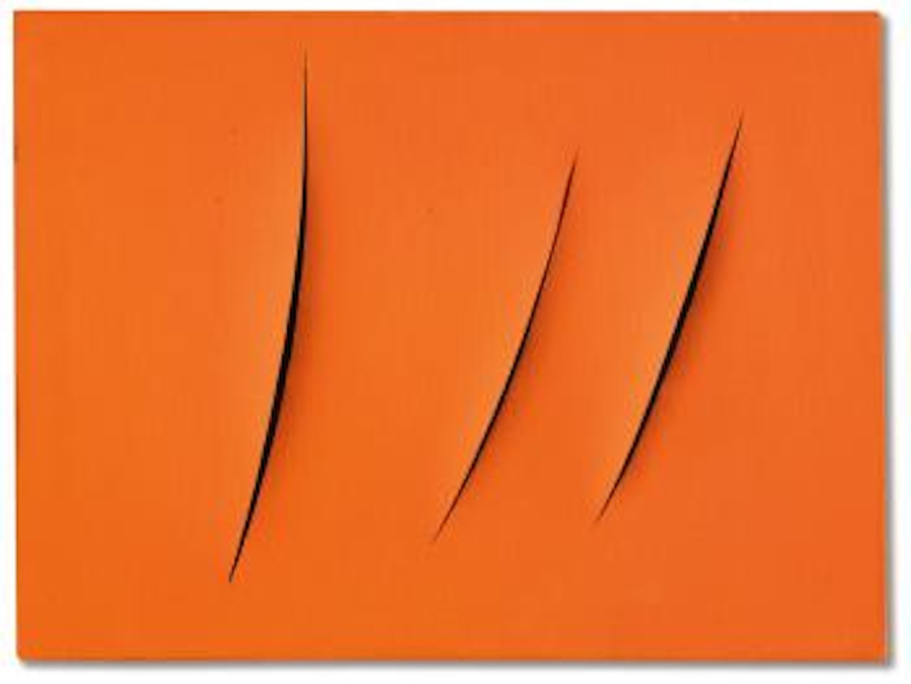 Concetto spaziale, attese by Lucio Fontana