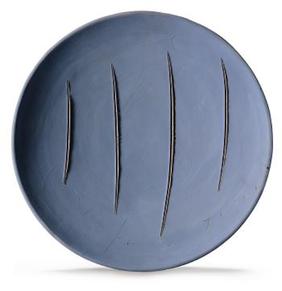 Concetto spaziale by Lucio Fontana