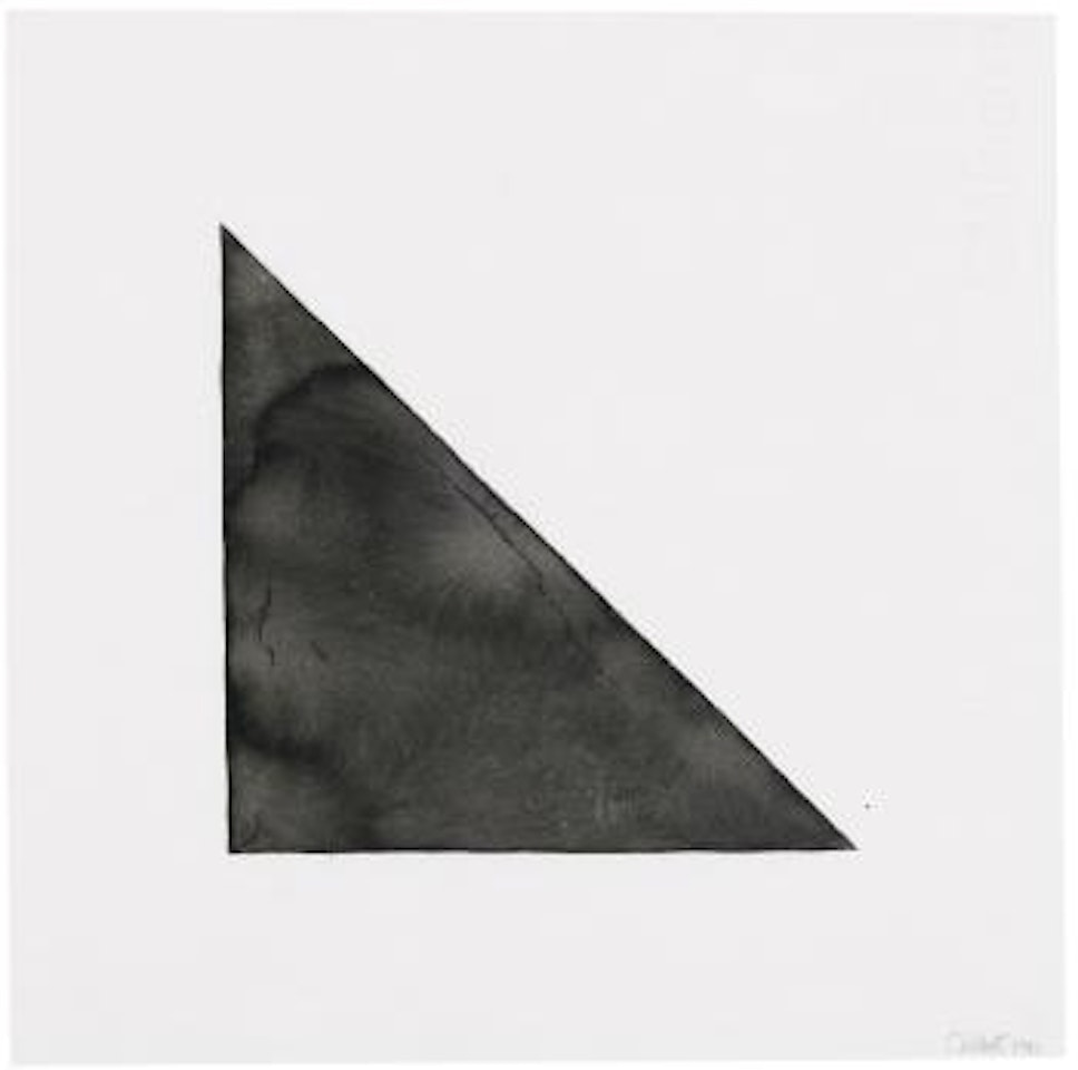 Right triangle by Sol LeWitt