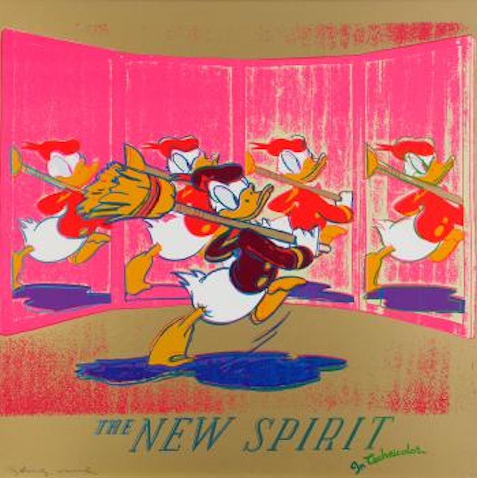 New Spirit (Donald Duck), from Ads by Andy Warhol